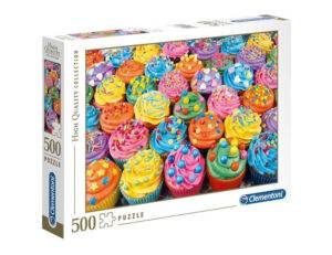 Clementoni Colorful Cupcakes 500 Brikker