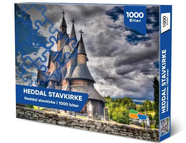 Heddal-Stavkirke-puslespill