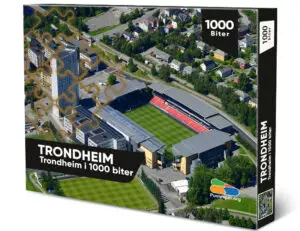 Puslespill 1000 brikker Trondheim