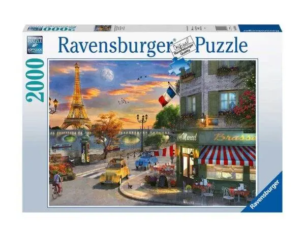 Ravensburger puslespill Paris malt 2000 brikker