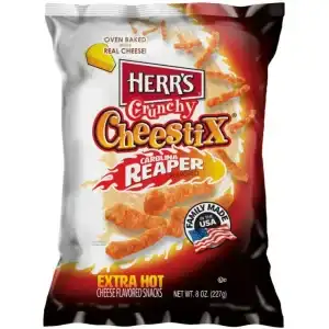 Herrs Crunchy Cheestix Carolina Reaper