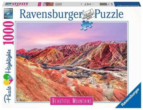 Ravensburger puslespill Regnbuefjellene 1000 Brikker
