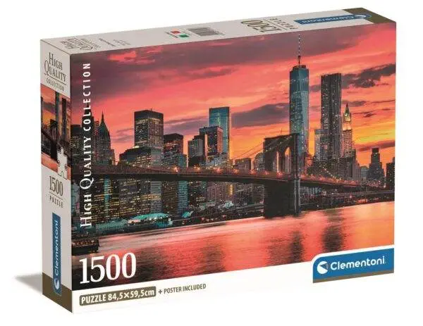 Clementoni Puslespill East River at Dusk 1500 Brikker