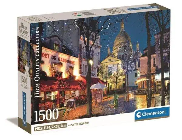 Clementoni Puslespill Paris Montmartre 1500 Brikker