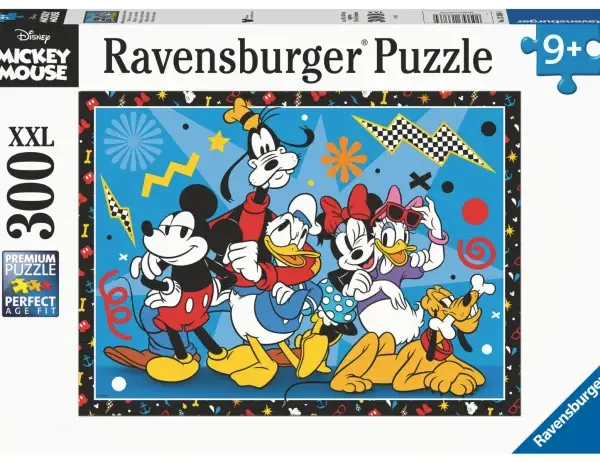 Ravensburger Mikke Mus Med Venner 300 Brikker