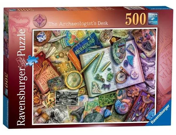 Ravensburger Puslespill Arkeologi - 500 brikker