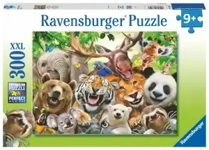 Ravensburger Puslespill Eksotiske Dyr Selfie 300 Brikker