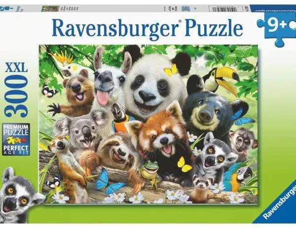 Ravensburger Puslespill Ville Dyr - Selfie 300 Brikker