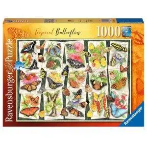 Ravensburger Puslespill Tropisk Sommerfugl 1000 Brikker