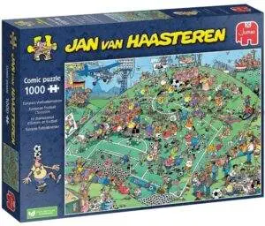 Jan van haasteren puslespill em fodbold 1000 brikker