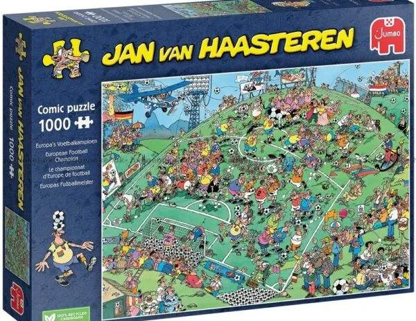 Jan van haasteren puslespill em fodbold 1000 brikker