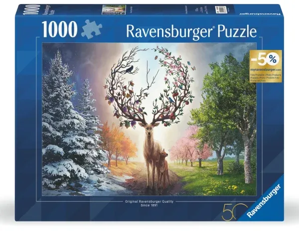 Ravensburger Puslespill Magisk Hjort 1000 Brikker