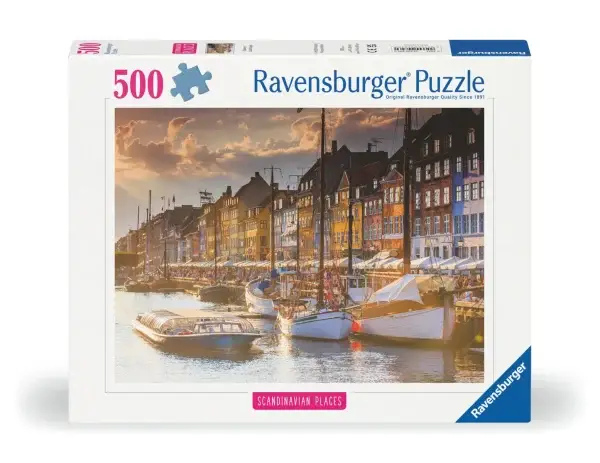 Ravensburger solnedgang i københavn 500 brikker