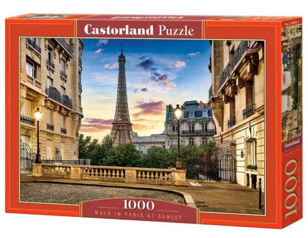 Castorland Puslespill Walk in Paris at Sunset 1000 Brikker