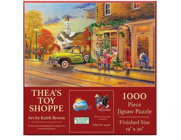 Sunsout Puslespill Thea's Toy Shoppe 1000 Brikker