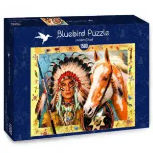 bluebird puslespill indian chief 1500 brikker