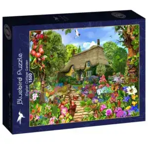bluebird puslespill 1500 brikker english cottage garden