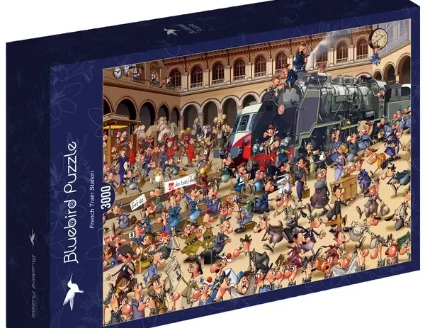 bluebird puslespill 3000 brikker french train station
