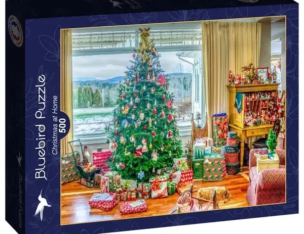 bluebird puslespill 500 brikker christmas at home