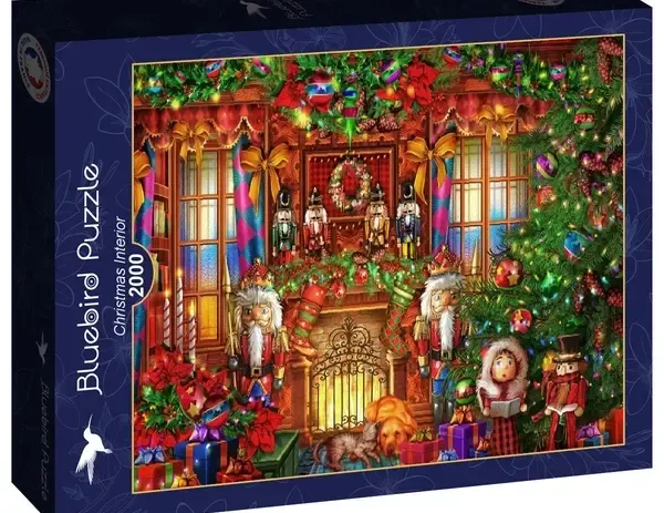bluebird puslespill christmas interior 2000 brikker