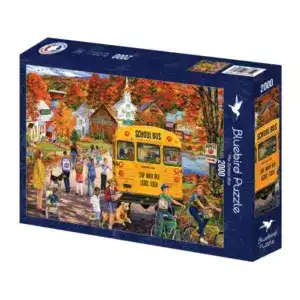 bluebird puslespill school bus 2000 brikker
