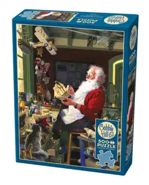 cobble hill puslespill santas workbench 500 brikker