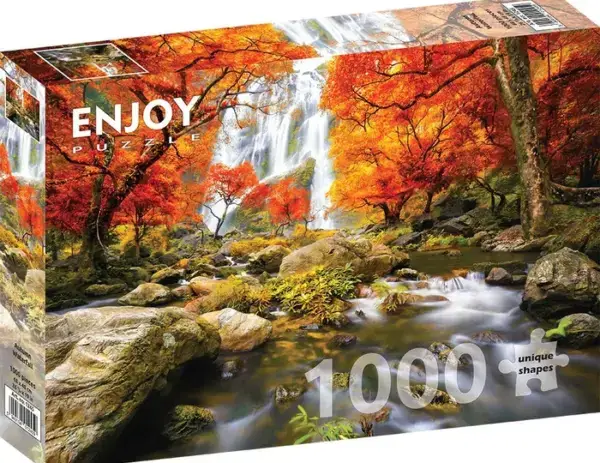 enjoy puslespill autumn waterfall 1000 brikker
