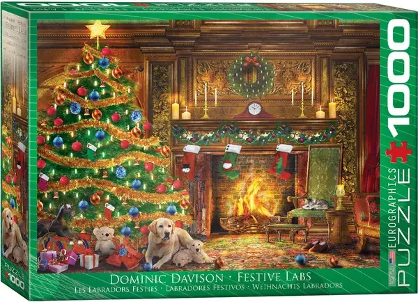 eurographics puslespill christmas time puslespill 1000 brikker