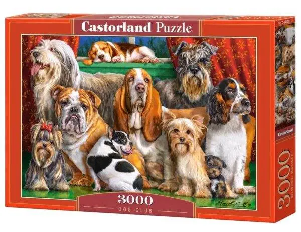 Castorland Puslespill Dog Club 3000 Brikker