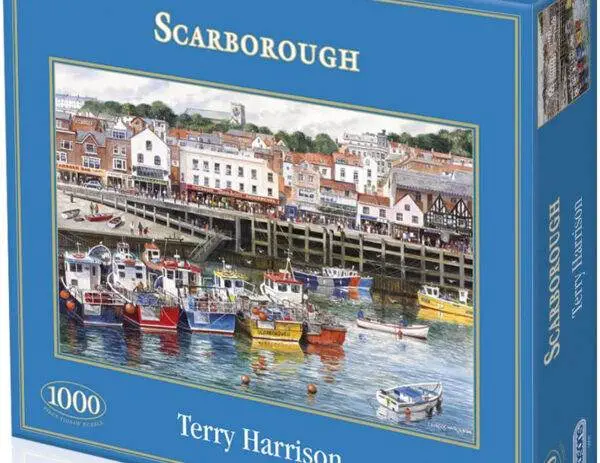 Gibsons Puslespill Scarborough Fishing Harbour 1000 Brikker