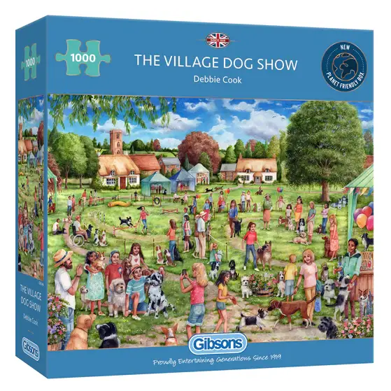 Gibsons Puslespill The Village Dog Show 1000 Brikker