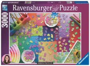Ravensburger Puslespill Puzzles On Puzzles 3000 Brikker
