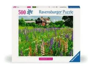 Ravensburger Puslespill Gård i Sverige 500 Brikker