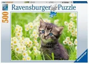 Ravensburger Puslespill Kattunge På Engen 500 Brikker