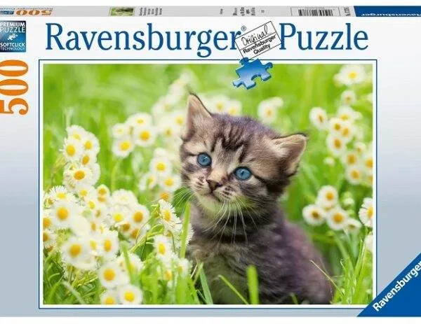 Ravensburger Puslespill Kattunge På Engen 500 Brikker