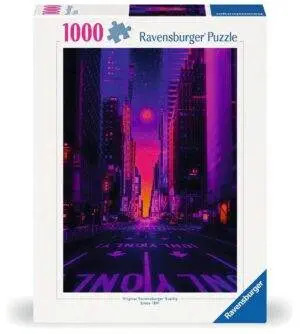 Ravensburger Puslespill New York i Neon 1000 Brikker