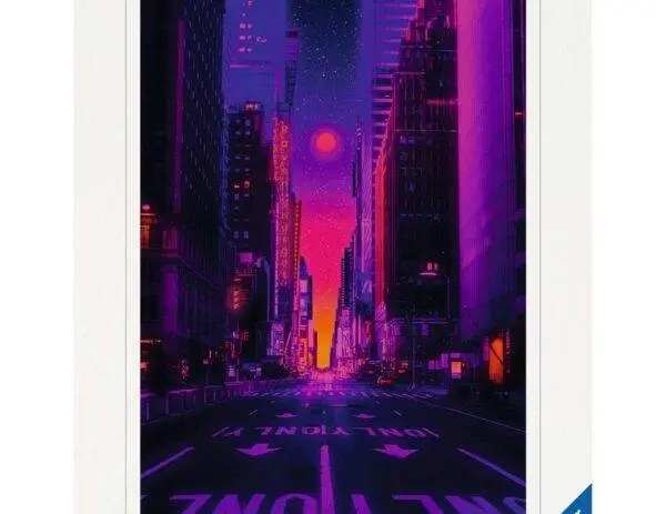 Ravensburger Puslespill New York i Neon 1000 Brikker
