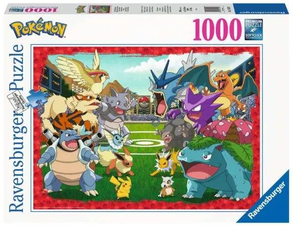 Ravensburger Puslespill Pokemon Oppgjør 1000 Brikker