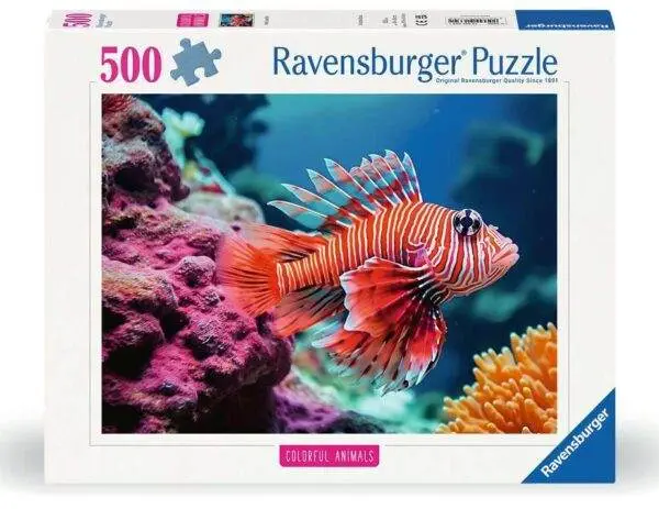 Ravensburger Puslespill Rød Dragefisk 500 Brikker