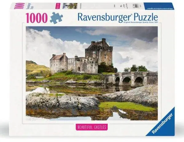 Ravensburger Puslespill Vakre Slott i Skottland 1000 Brikker