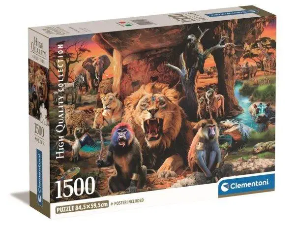 Clementoni puslespill The Tribal Society med 1500 brikker