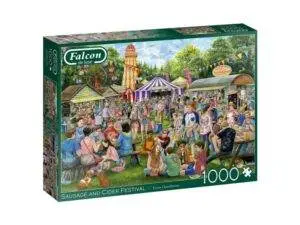 Falcon puslespel Sausage and Cider Festival med 1000 brikker