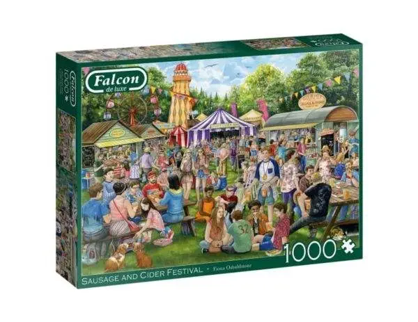 Falcon puslespel Sausage and Cider Festival med 1000 brikker