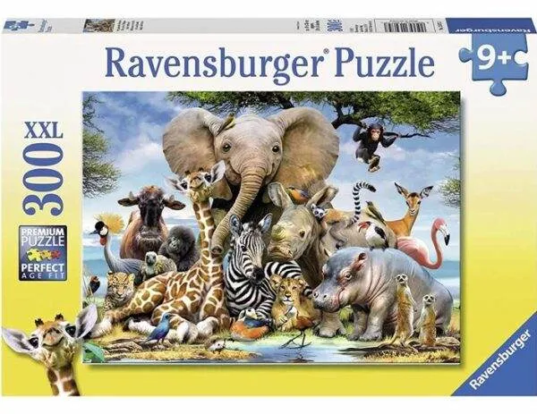 Ravensburger Puslespill Afrika Venner 300 Brikker