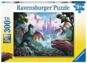 Ravensburger puslespill – Drager (300 biter) med fantasy-tema og episke skapninger