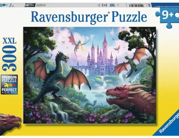 Ravensburger puslespill – Drager (300 biter) med fantasy-tema og episke skapninger