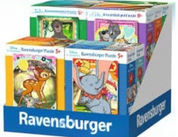 Ravensburger Puslespill | Disney Dyr Mini Puslespill | 10 x 12 Biter