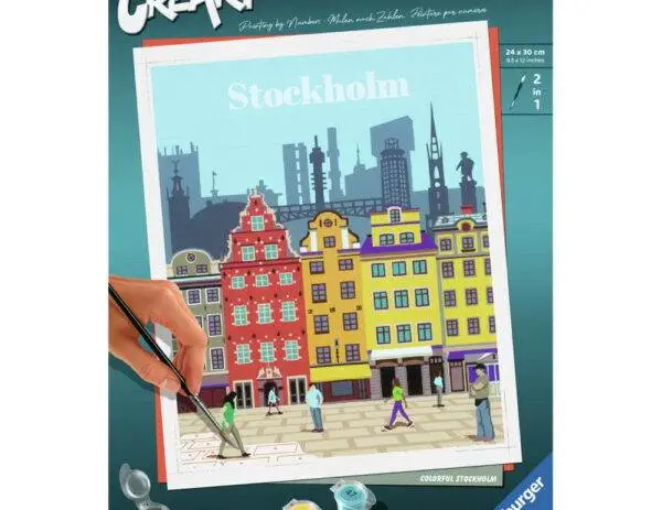 Ravensburger CreArt Colorful Stockholm