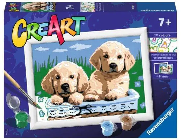 Ravensburger CreArt Søte Valper