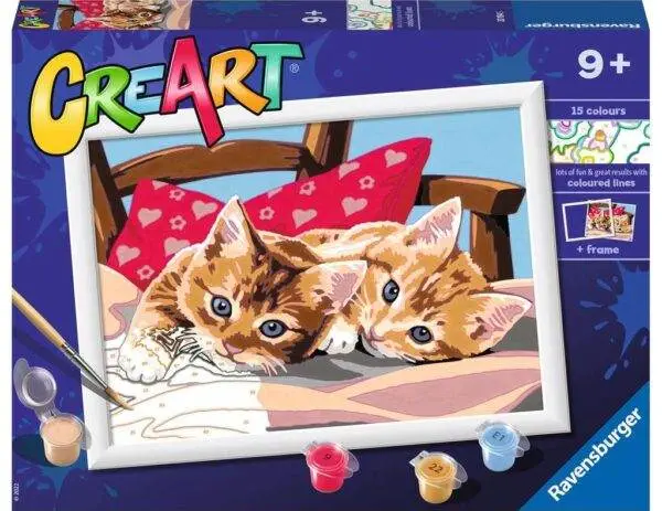 Ravensburger CreArt To kosete katter